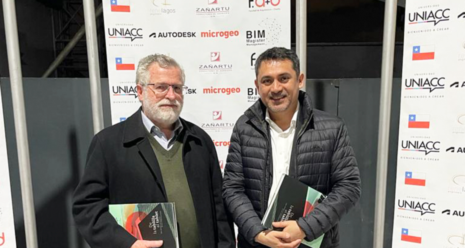 Jorge Plantat y Alejandro González en "Participación en la Tercer BIM Summit de UNIACC"